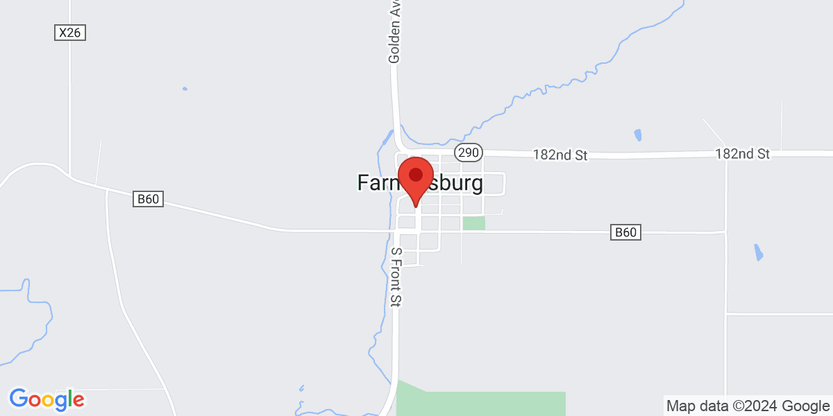 Map of Farmersburg Public Library